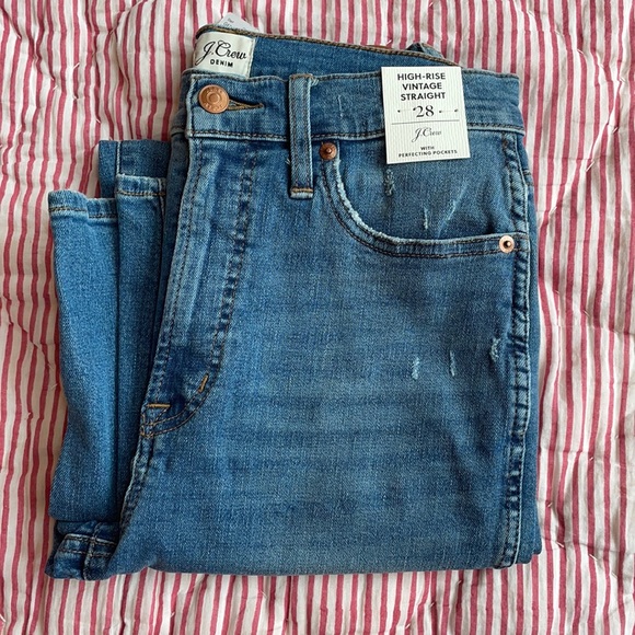 J. Crew High-Rise Vintage Straight Jeans - Picture 2 of 5